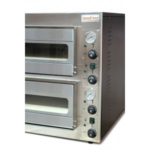 Электрическая печь для выпекания пиццы GoodFood PO44 (4+4х35)
